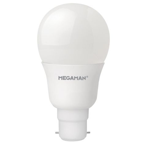 MEGAMAN 143318 9.5 Watt BC GLS LED 810Lumens Warm White Non-Dimmable 10 PACK 