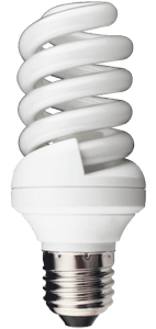 Spiral Lamps with ES (large screw) Base