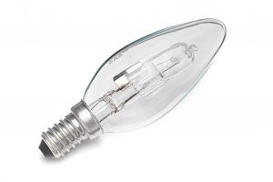 Halogen Candle Bulb with ses Small Screw Base