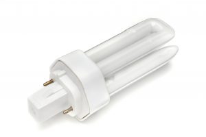 2 x SYLVANIA LYNX D 18W 840 G24d-2 Cool White 2-Pin CFL Light Bulb Lamps Job Lot 